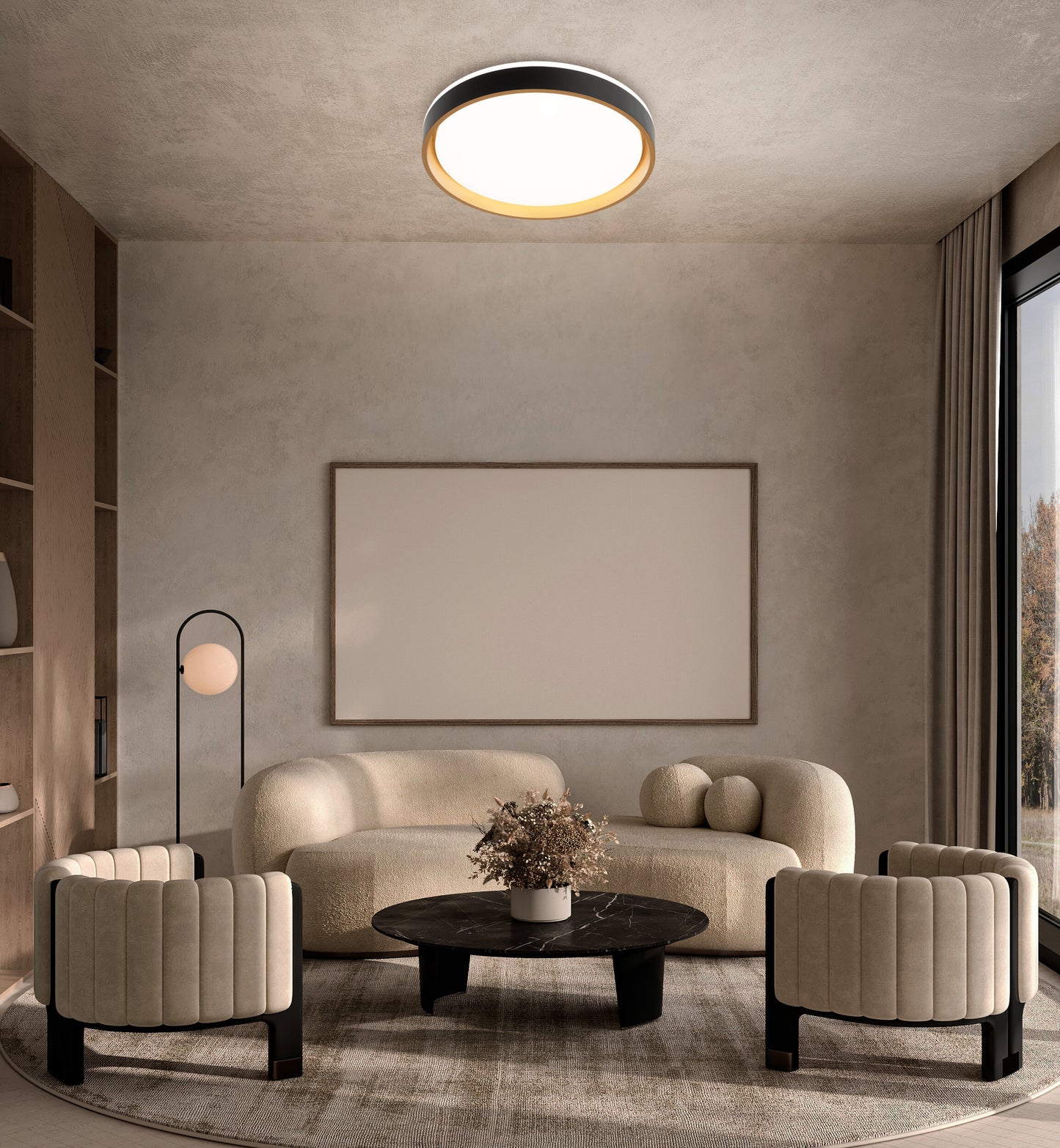 LED Deckenleuchte "TUNIS" Ø: 39cm