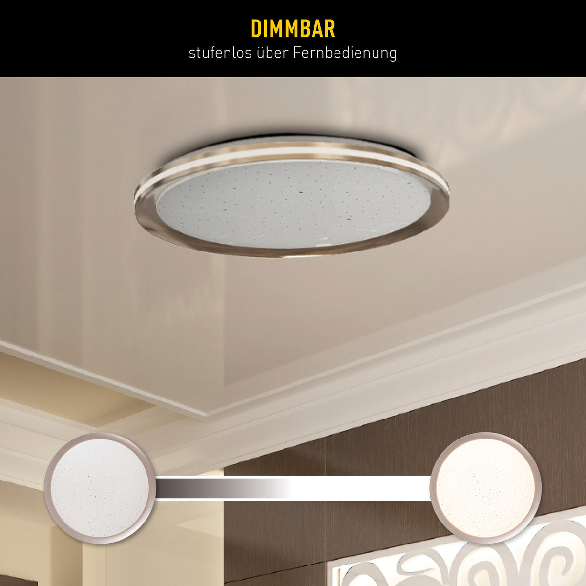 LED / CCT Deckenleuchte "LIEBENZELL" Ø: 50cm