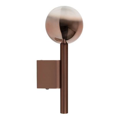 LED Wandleuchte "SINGAPUR" H: 34cm kupfer