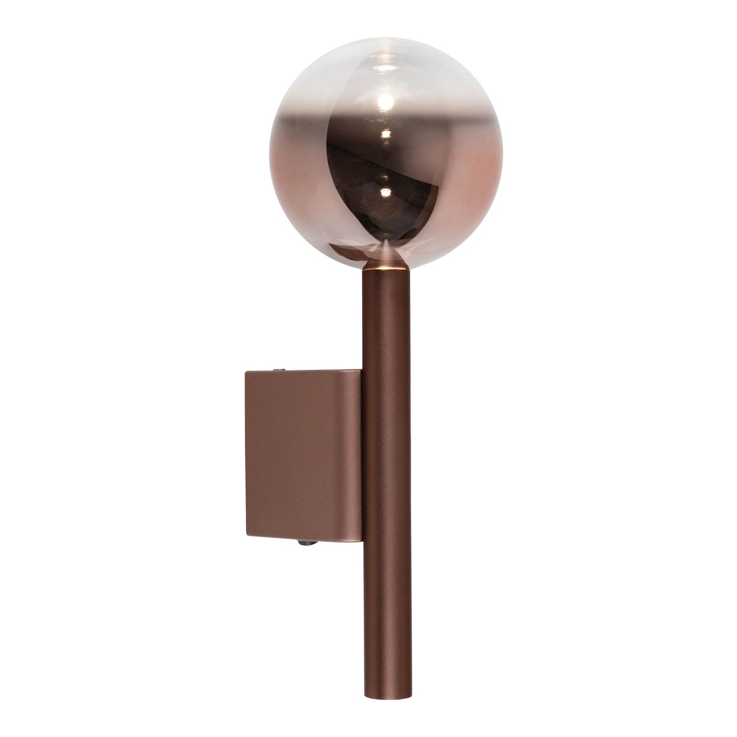 LED Wandleuchte "SINGAPUR" H: 34cm kupfer