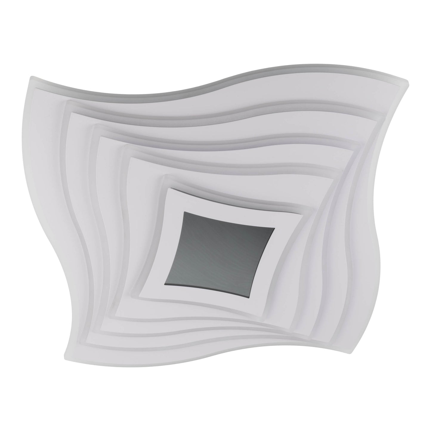 LED / CCT Deckenleuchte "FEVORIA" inkl. 3D-Effekt L/B: 50cm sandweiß