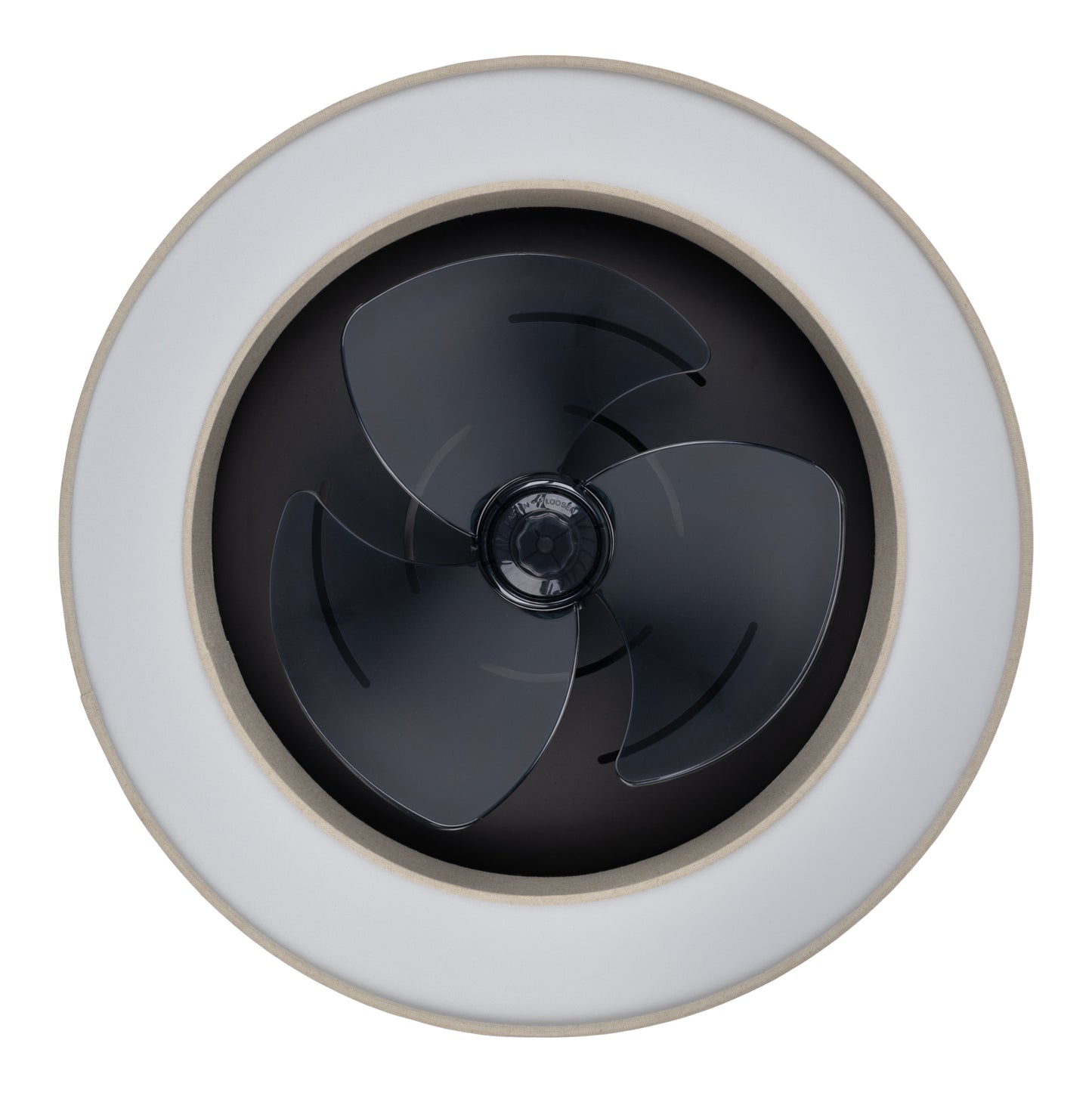 LED / CCT Deckenleuchte "VALENTO" inkl. Ventilator Ø: 51cm beige