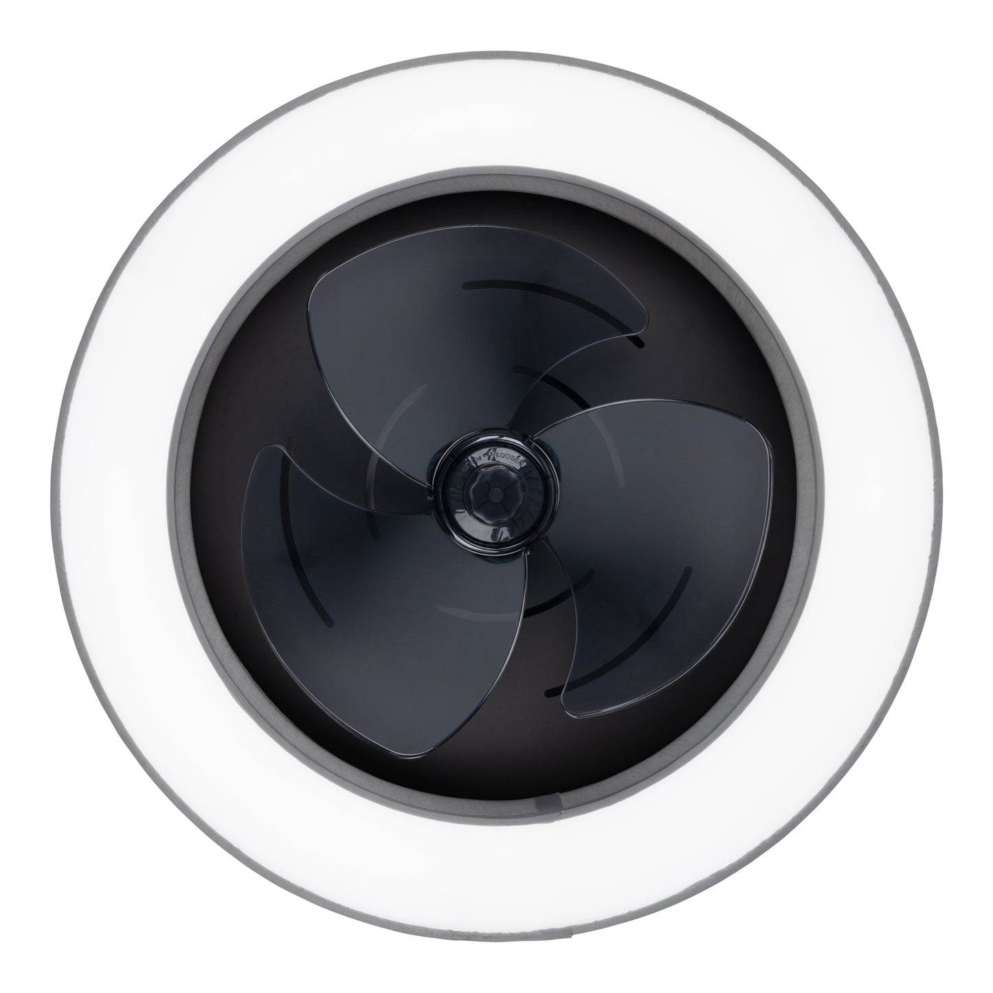 LED / CCT Deckenleuchte "VALENTO" inkl. Ventilator Ø: 51cm grau
