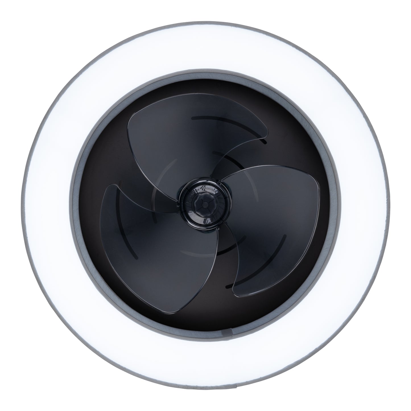LED / CCT Deckenleuchte "VALENTO" inkl. Ventilator Ø: 51cm grau