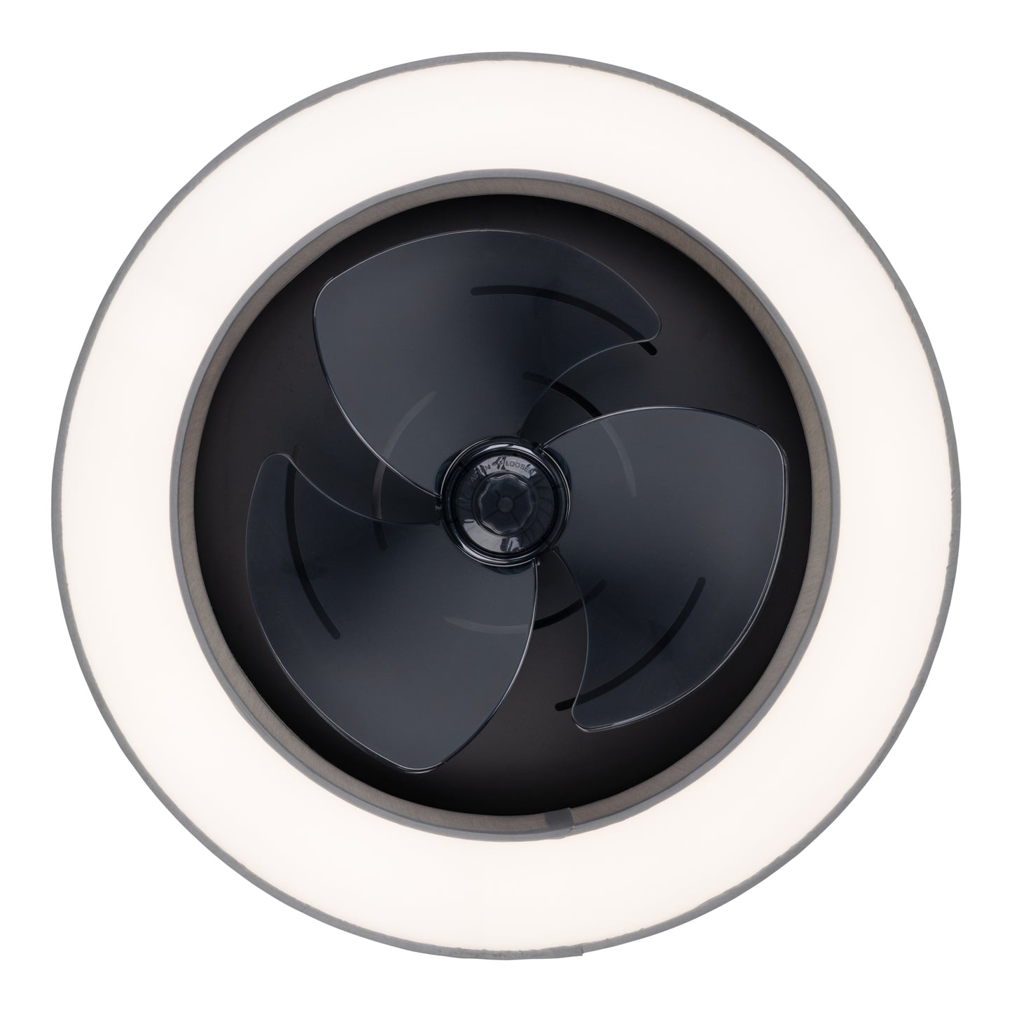 LED / CCT Deckenleuchte "VALENTO" inkl. Ventilator Ø: 51cm grau
