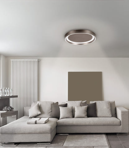 LED / CCT Deckenleuchte "LEVIAN" Ø: 49cm champagne
