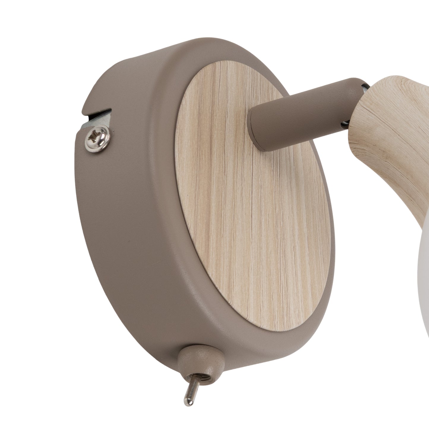 Wandleuchte "MONACO" H: 18cm beige