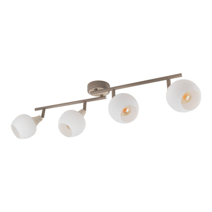 4er Deckenleuchte "MONACO" L: 70cm beige