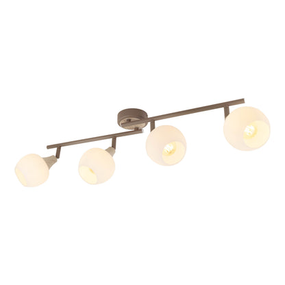 4er Deckenleuchte "MONACO" L: 70cm beige