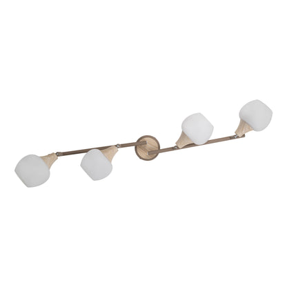 4er Deckenleuchte "MONACO" L: 70cm beige