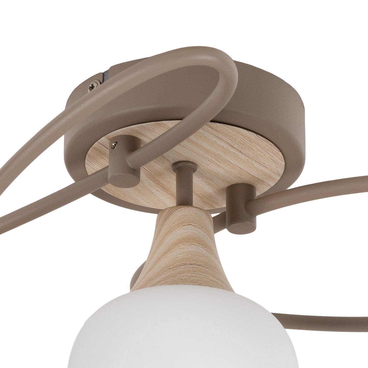 5er Deckenleuchte "MONACO" L: 62,5cm beige