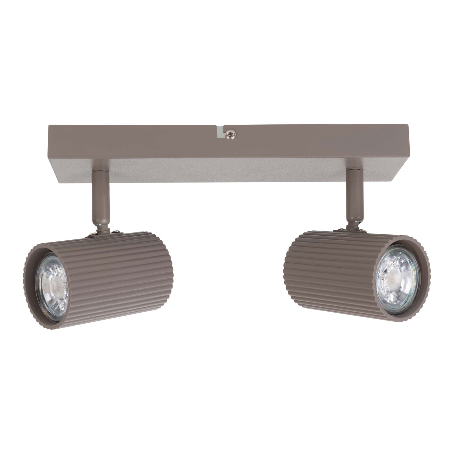 2er Spot Wand-/Deckenleuchte "TINNIS" L: 26cm sand