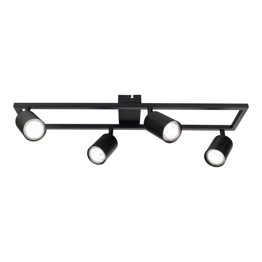 4er Spot-/Deckenleuchte "TINNIS" L: 60cm schwarz