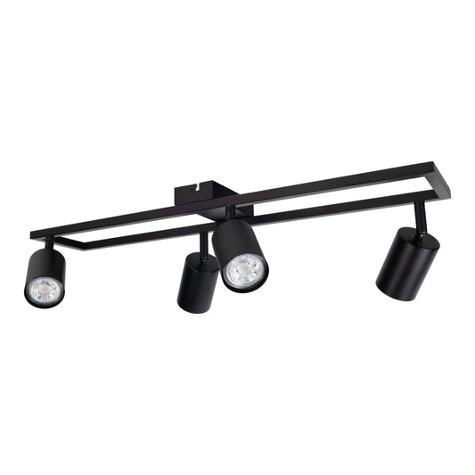 4er Spot-/Deckenleuchte "TINNIS" L: 60cm schwarz