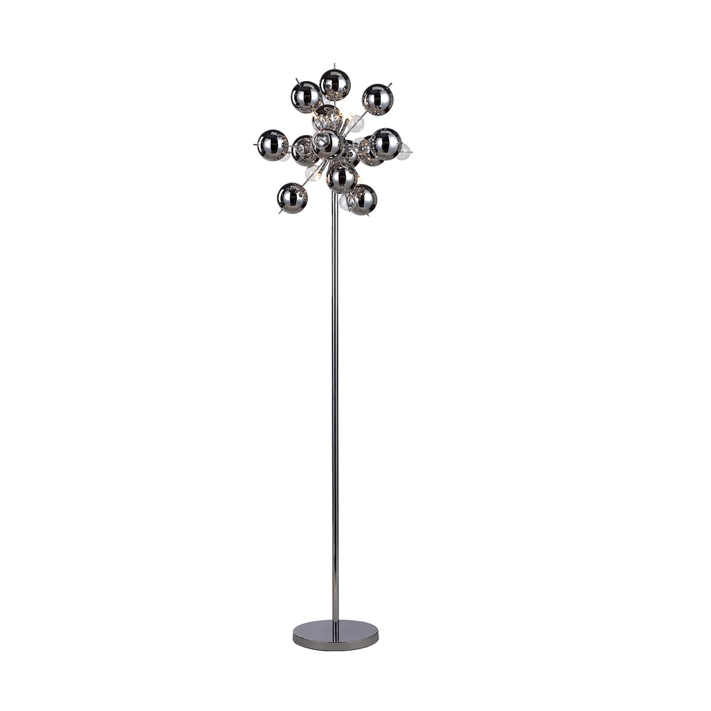 Stehleuchte "EXPLOSION" H: 169cm chrom