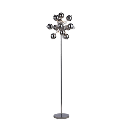 Stehleuchte "EXPLOSION" H: 169cm chrom