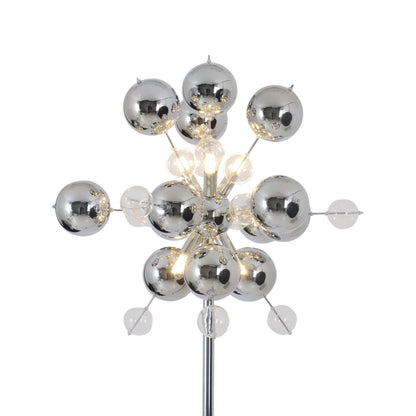Stehleuchte "EXPLOSION" H: 169cm chrom