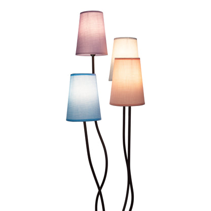 4er Stehleuchte "BOHO" bunt