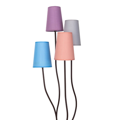 4er Stehleuchte "BOHO" bunt