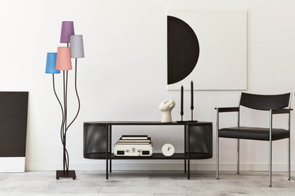 4er Stehleuchte "BOHO" bunt