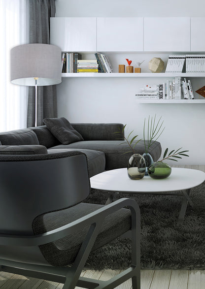 Stehleuchte "NEW YORK" H: 160cm grau