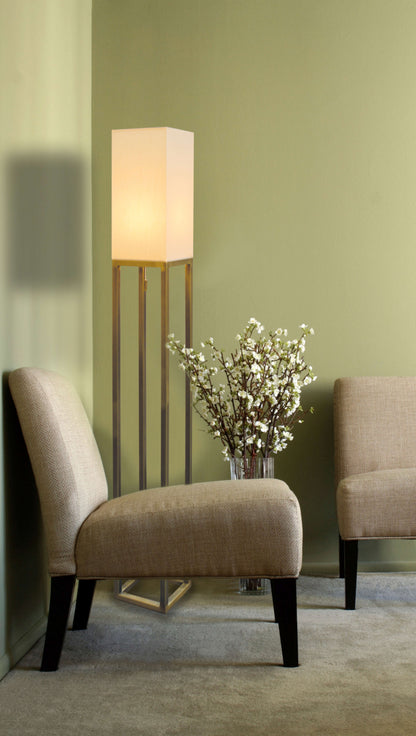 Stehleuchte h: 150cm beige "ALFA"
