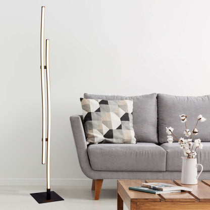 LED Stehleuchte "ONDA" H: 130cm