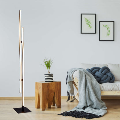 LED Stehleuchte "ONDA" H: 130cm
