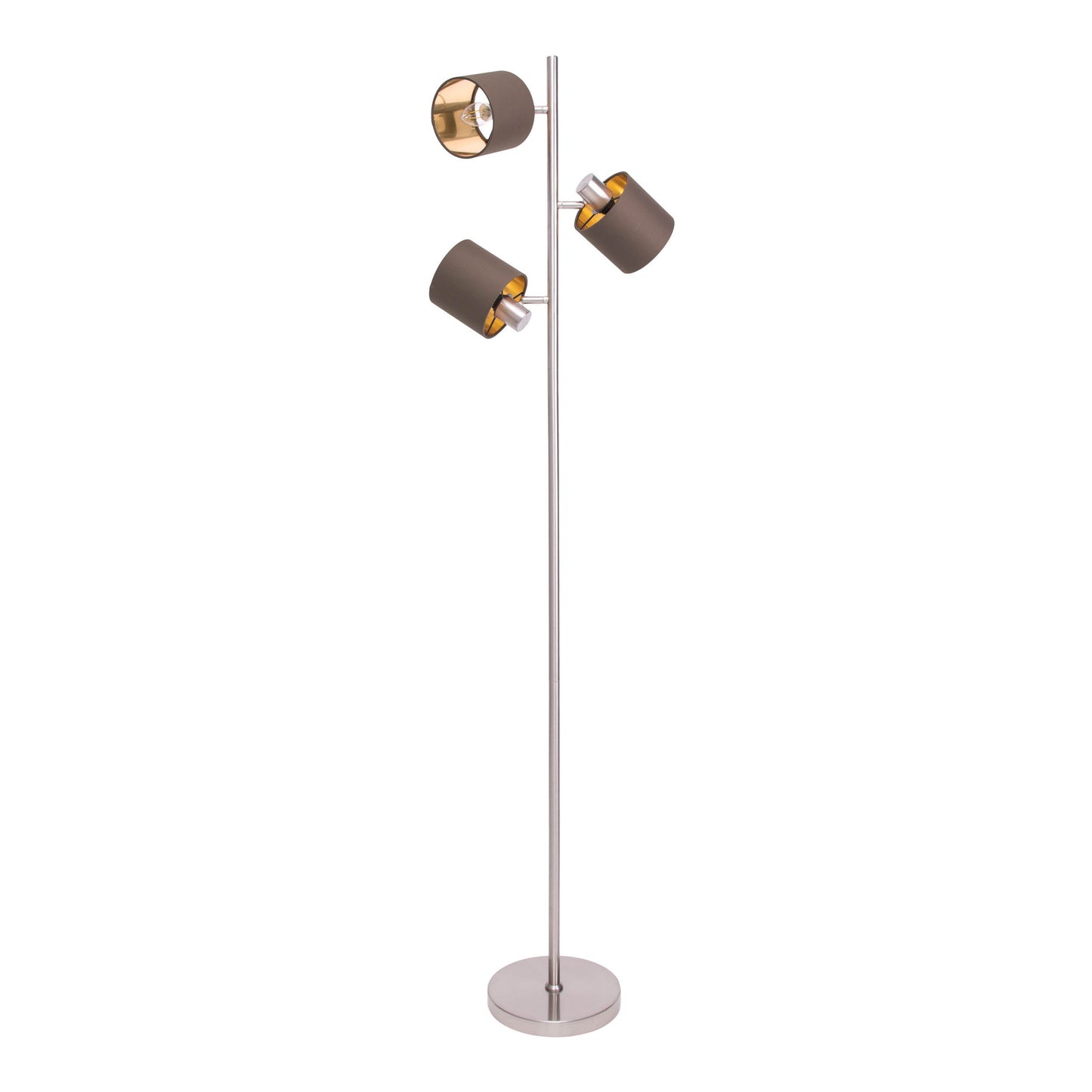 Stehleuchte "MARON" H: 153cm braun