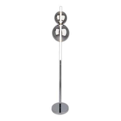 LED Stehleuchte "NOVA" H: 149,7cm chrom