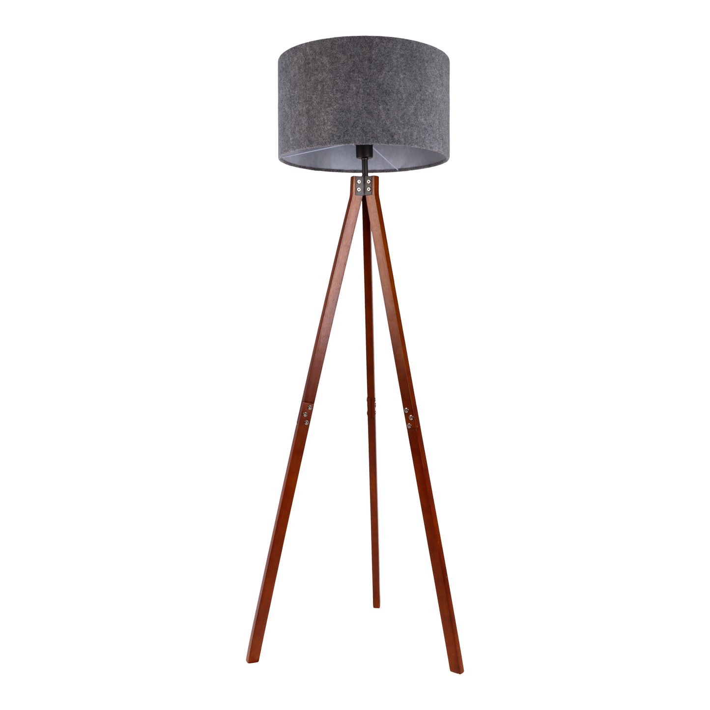 Stehleuchte "FILCO" braun/grau H: 147 cm