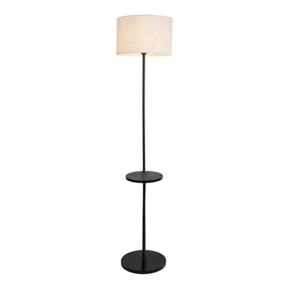 Stehleuchte mit integriertem Tisch "TORDIS" H: 157cm schwarz