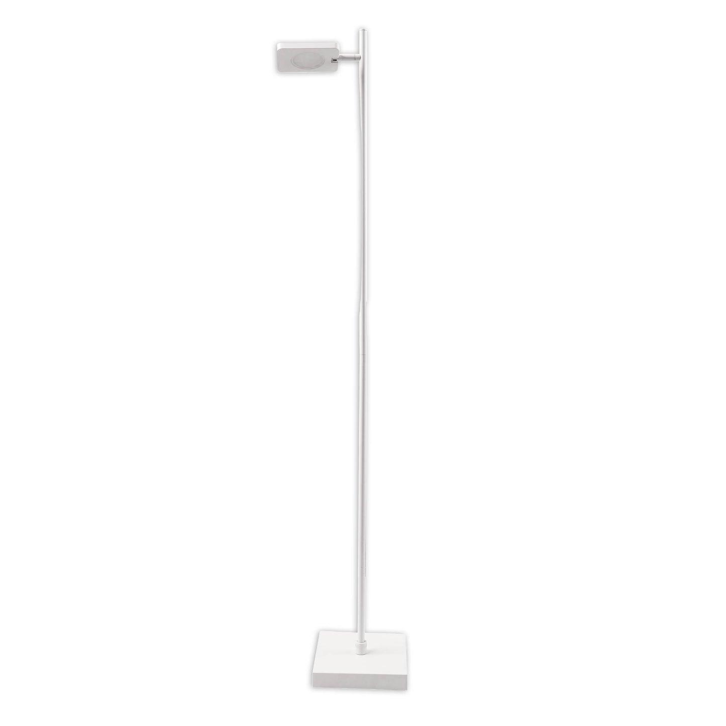 LED Akku-/ Stehleuchte "LUPA" H:135cm weiß