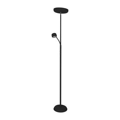 LED Stehleuchte "ROMIS" mit Lesearm schwarz