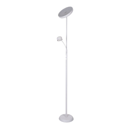 LED Stehleuchte "ROMIS" mit Lesearm weiß