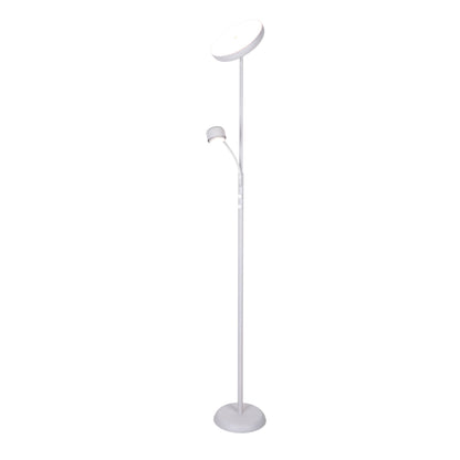 LED Stehleuchte "ROMIS" mit Lesearm weiß
