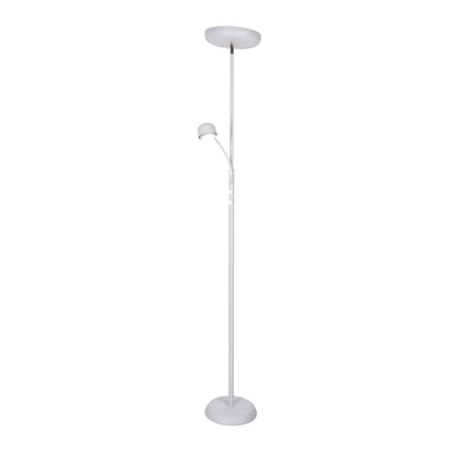 LED Stehleuchte "ROMIS" mit Lesearm weiß
