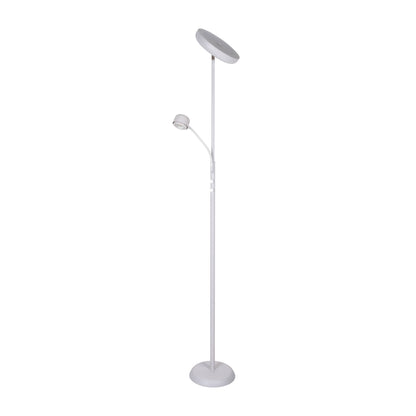 LED Stehleuchte "ROMIS" mit Lesearm weiß