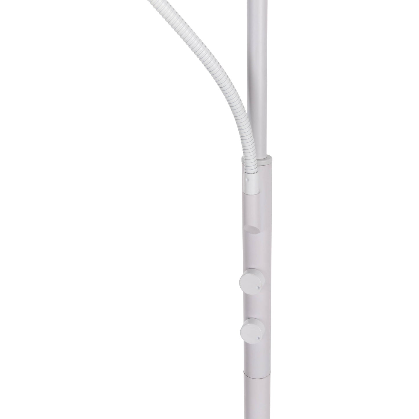 LED Stehleuchte "ROMIS" mit Lesearm weiß