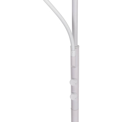 LED Stehleuchte "ROMIS" mit Lesearm weiß