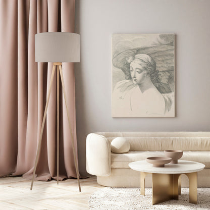 Stehleuchte "ARDITA" H: 152cm beige