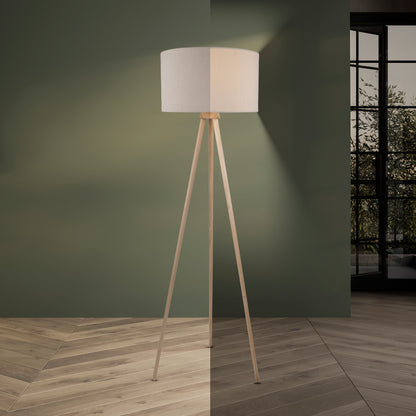 Stehleuchte "ARDITA" H: 152cm beige