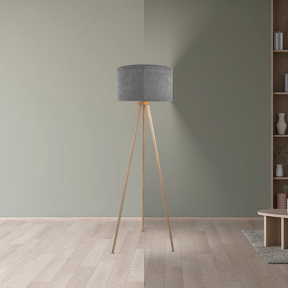Stehleuchte "ARDITA" H: 152cm grau