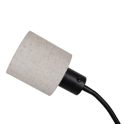 Stehleuchte "FILOMENA" H: 165cm schwarz/beige