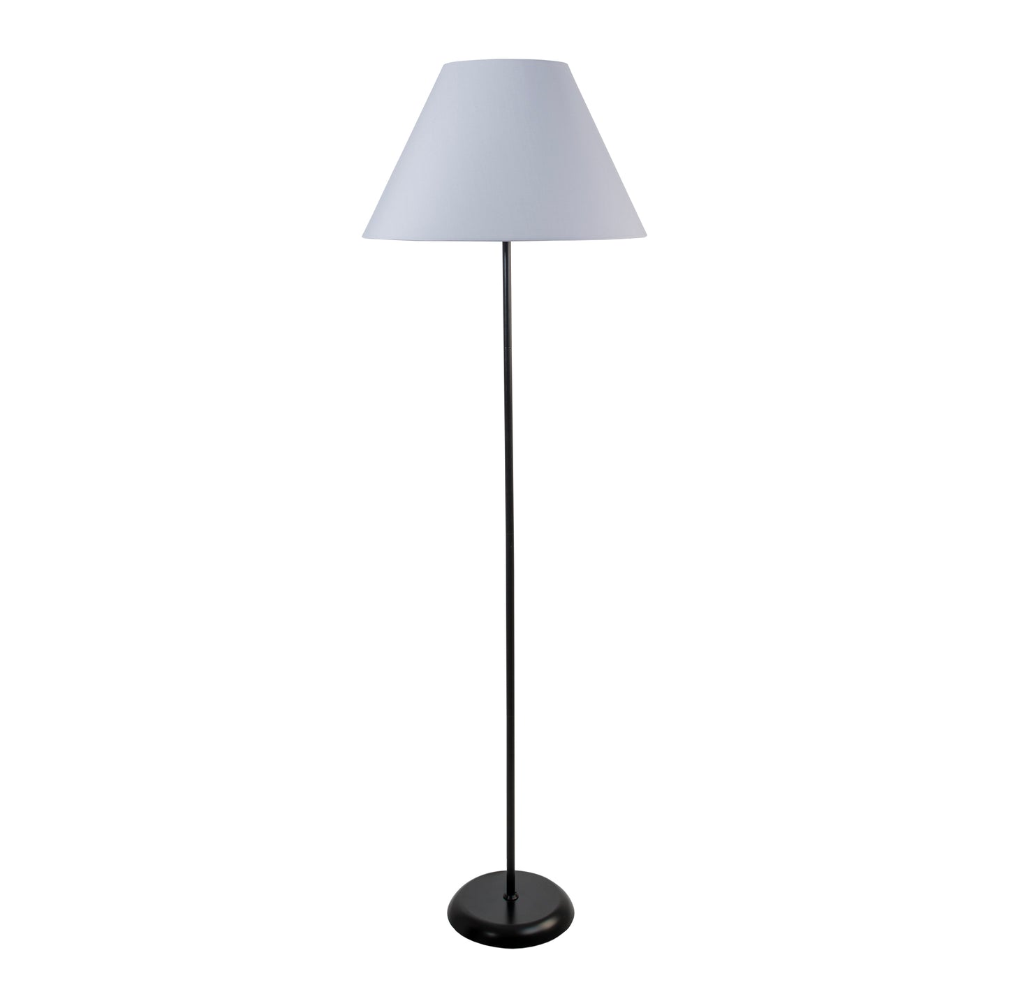 Stoffstehleuchte "JUNO" grau h: 154cm
