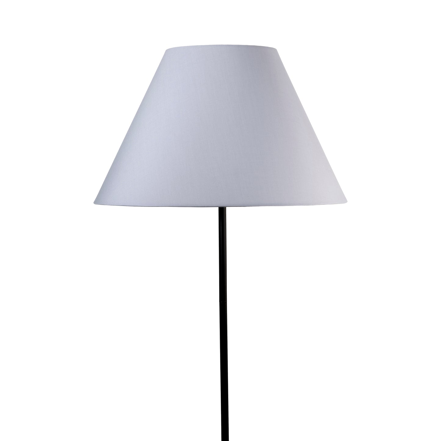 Stoffstehleuchte "JUNO" grau h: 154cm