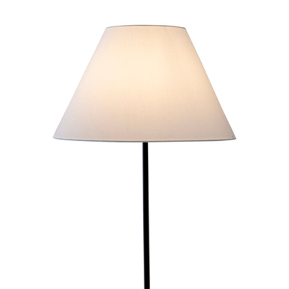 Stoffstehleuchte "JUNO" weiß h: 154cm