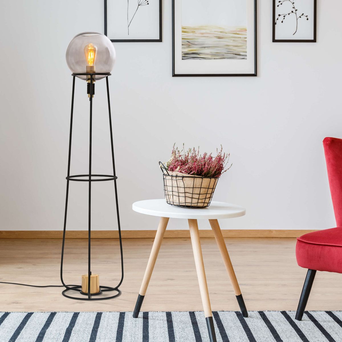 Stehleuchte "STELO" H: 128,5cm