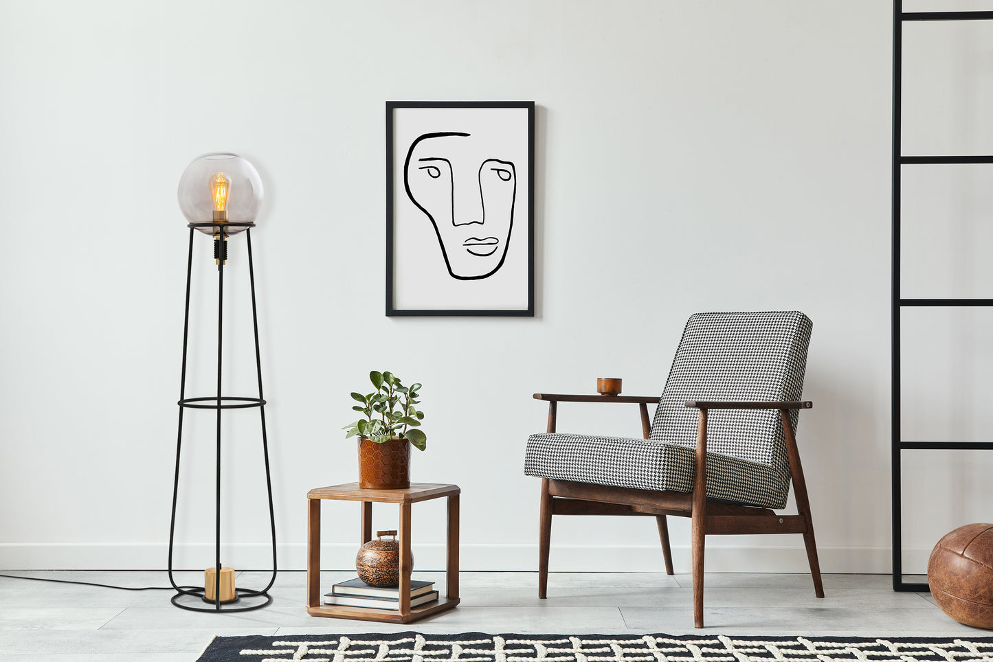 Stehleuchte "STELO" H: 128,5cm
