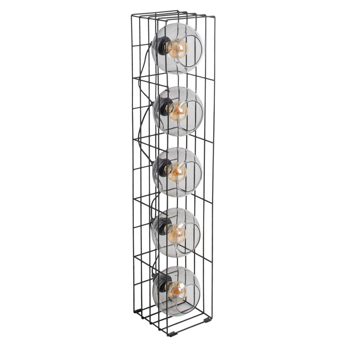 Glas-Stehleuchte "CESTA" H: 95cm